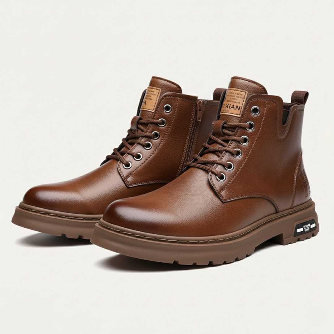 Lipari | Herre Durable Non Slip læder Ankle støvler