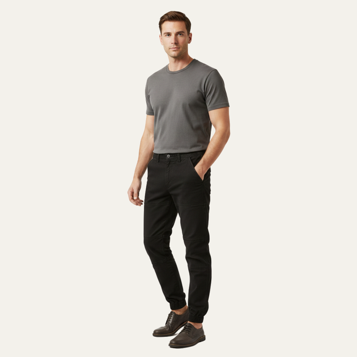 Freja Andersen | Herre slim fit Utility afslappet bukser
