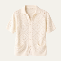 Freja Andersen | Herre vintage Hollow Out strik sommer top