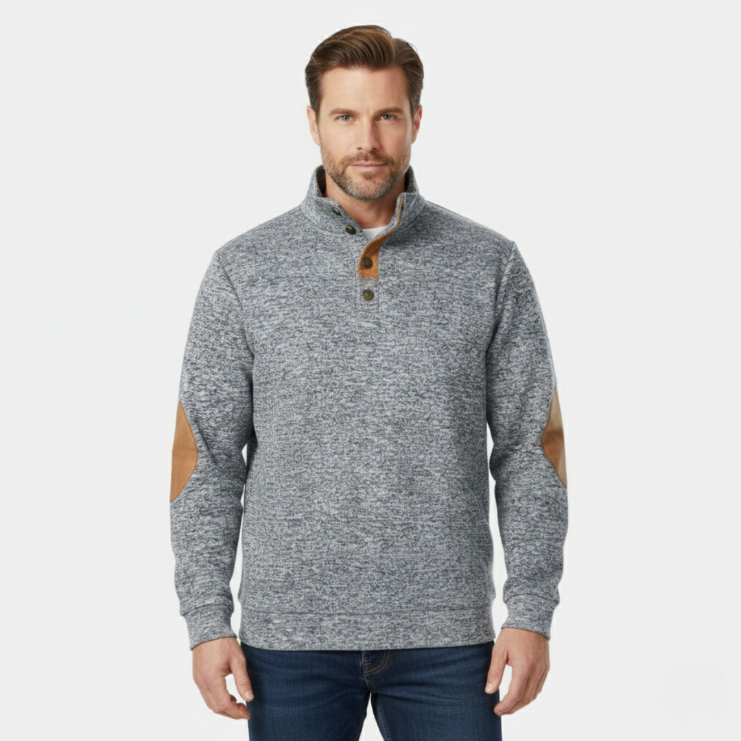 Tarvisio | Herre strikket Heritage trøje med Elbow Patches