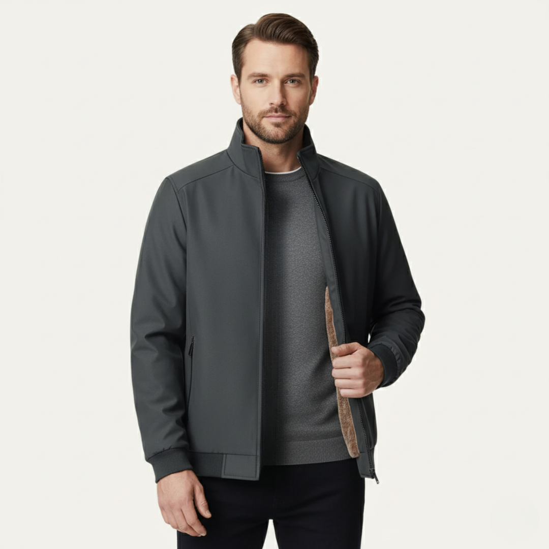 Freja Andersen | Herre Elegant varm Fleece Lining jakke