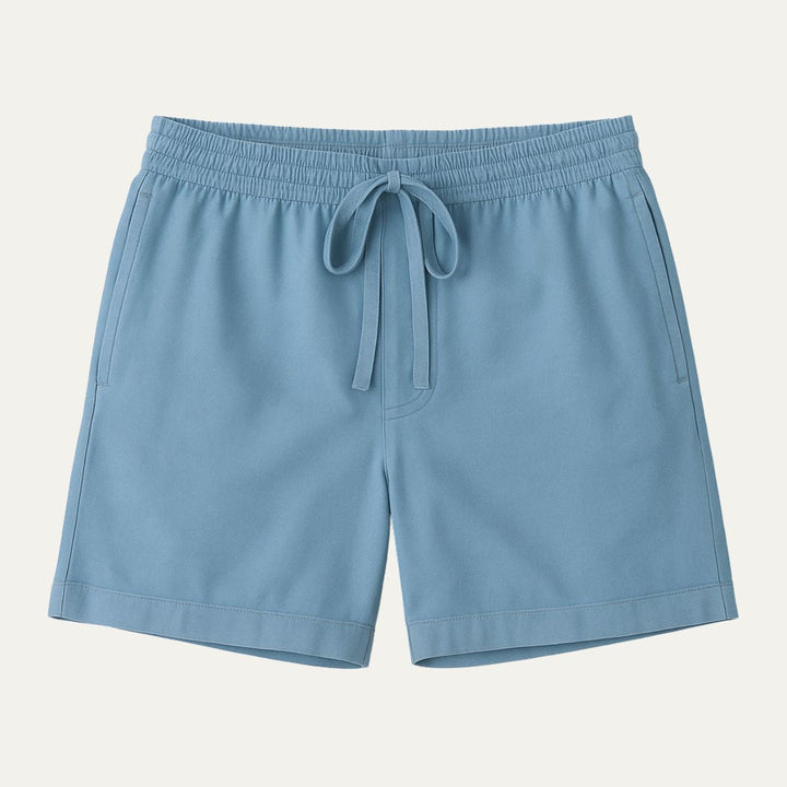 herre let afslappet pasform hør sommer shorts