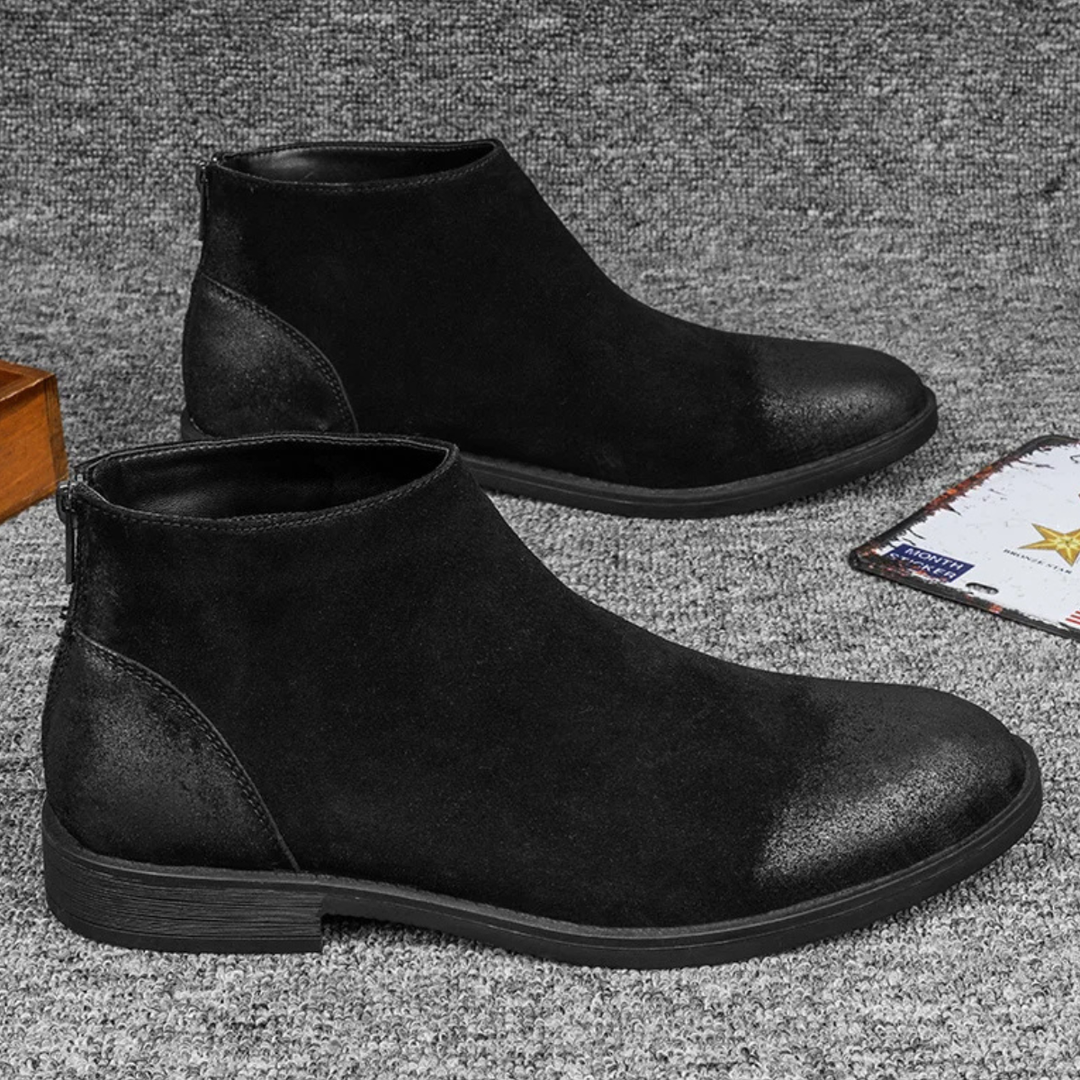 Vicenza | Herre Zip Up ruskind læder Ankle støvler