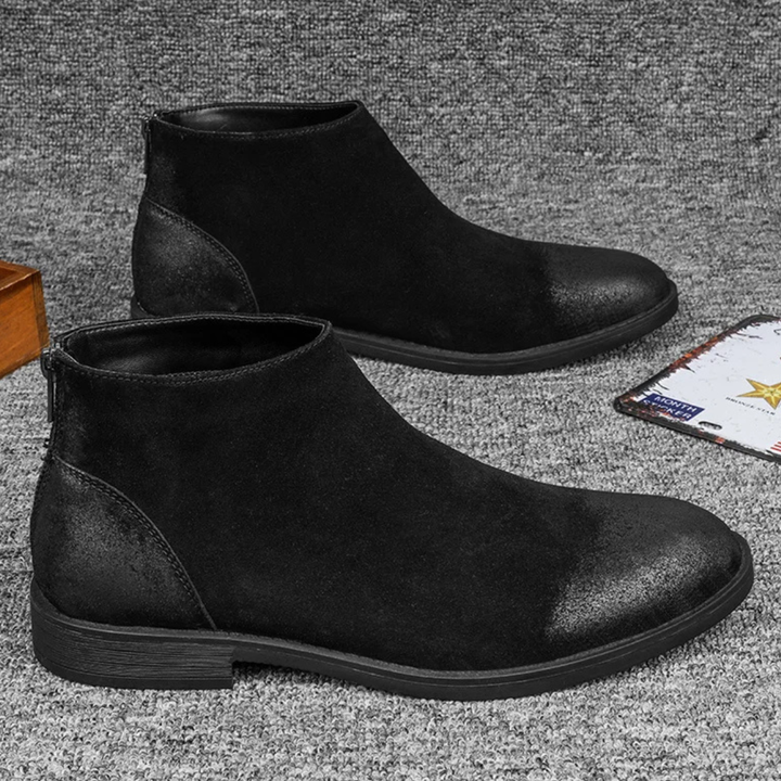 Vicenza | Herre Zip Up ruskind læder Ankle støvler