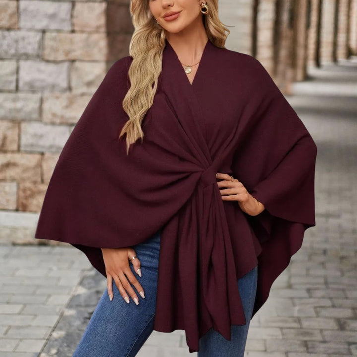Silei | Elegant ponchotrøje — 9