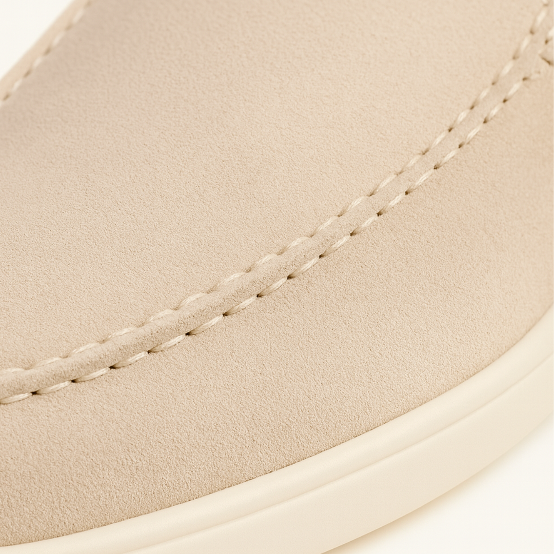 Ashbourne ruskind loafers til mænd