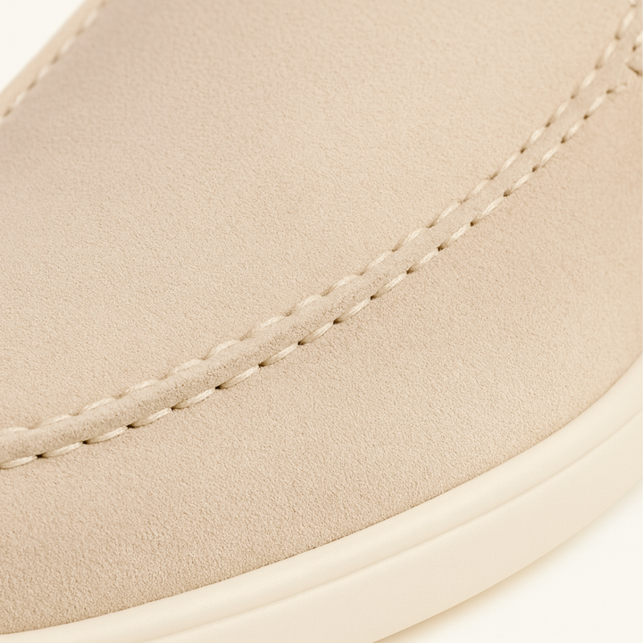 Ashbourne ruskind loafers til mænd