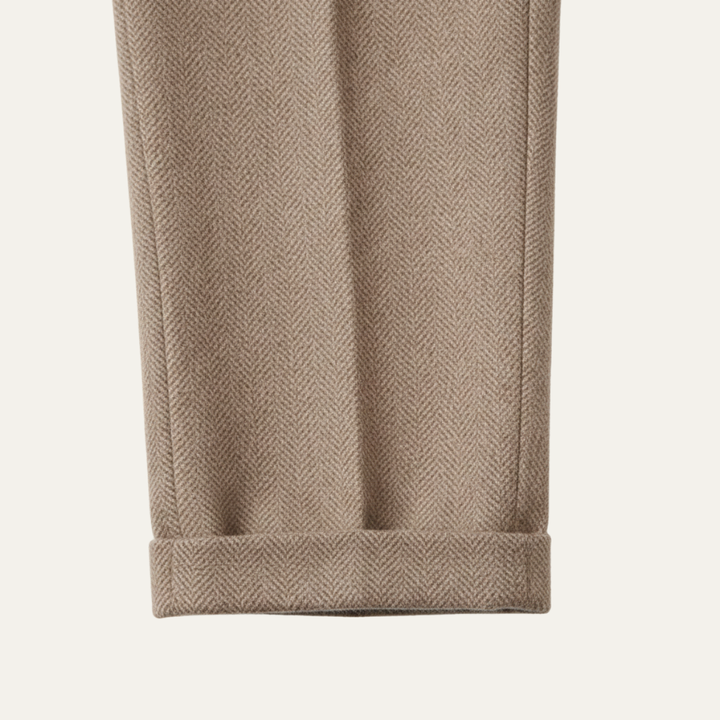 Hawkington | Herre vintage uld sildeben Straight Leg bukser