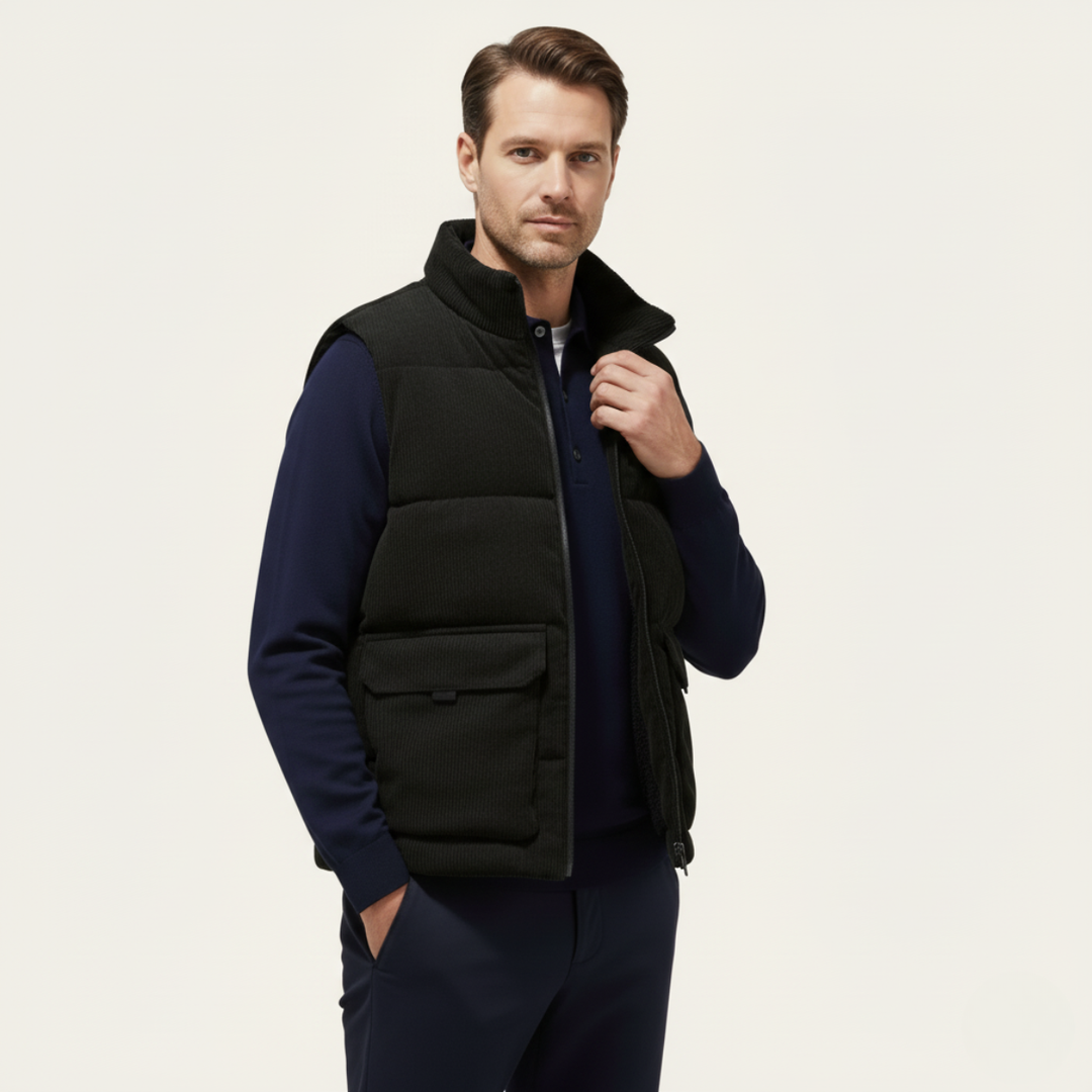 Freja Andersen | Herre fløjl Lighweight quiltet Gilet