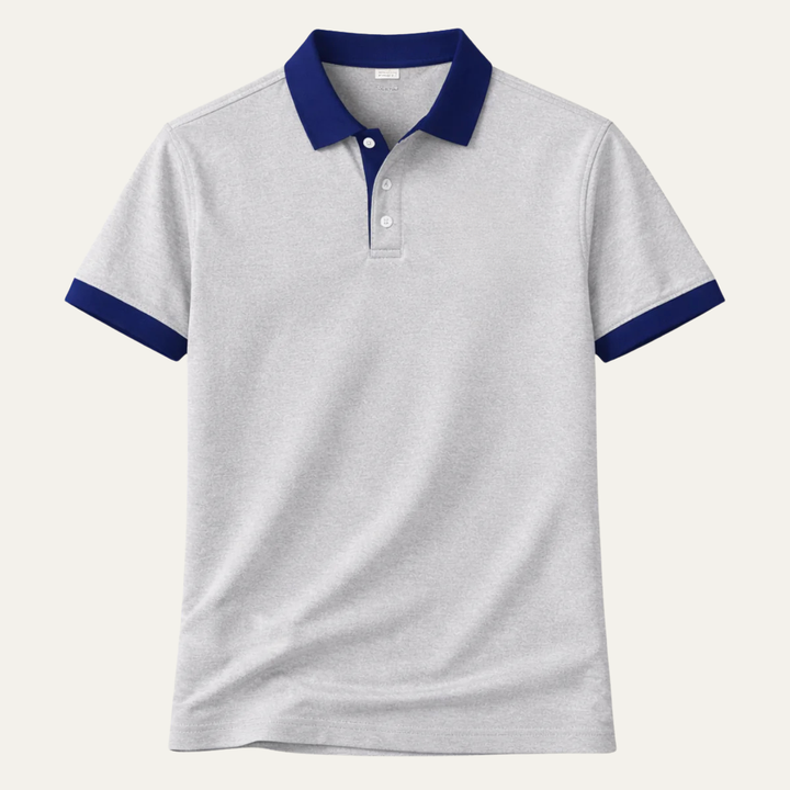 Cala Mariolu herre afslappet trykt golfpoloshirt
