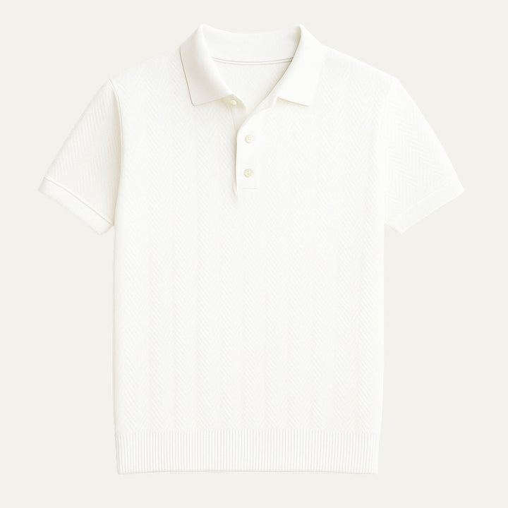 herre afslappet bomuld poloshirt vintage Style