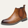 Vernaccia | Herre retro stil Pointed Toe Ankle læder sko