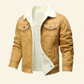 Freja Andersen | Herre Shearling vintage læder jakke