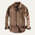 Freja Andersen | Herre vintage Washed funktionel afslappet skjortejakke