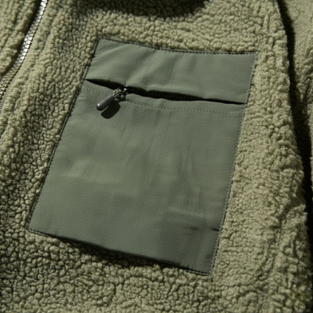 Freja Andersen | Herre udendørs varm Zip Up Fleece jakke