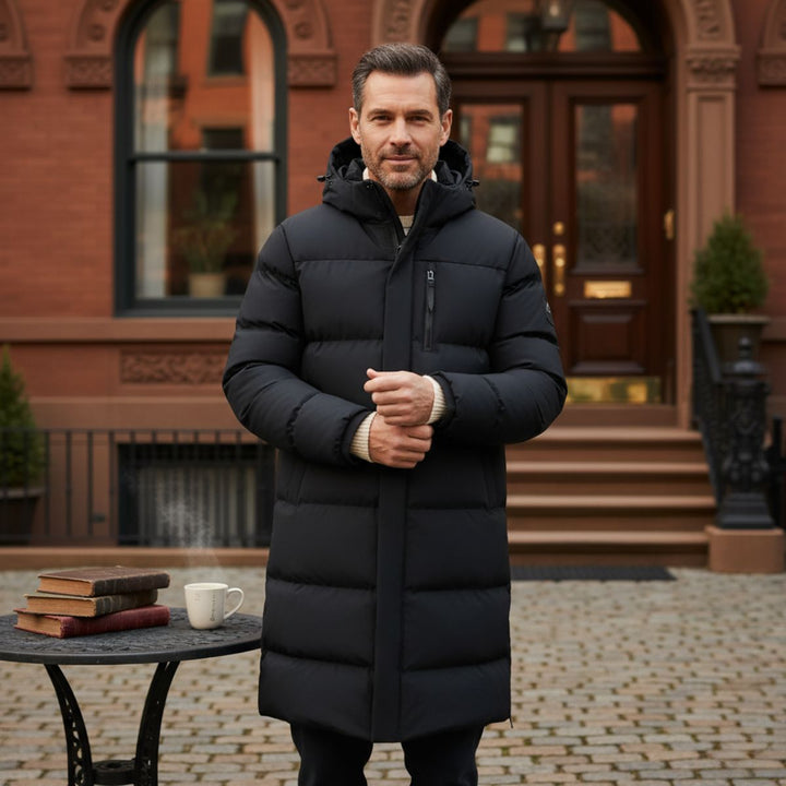 Freja Andersen | Herre Insulated Longline puffer frakke