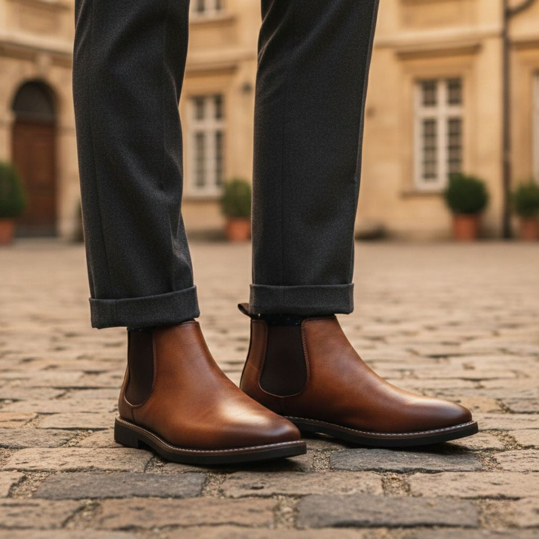Highlands | Herre Durable læder Chelsea-støvler