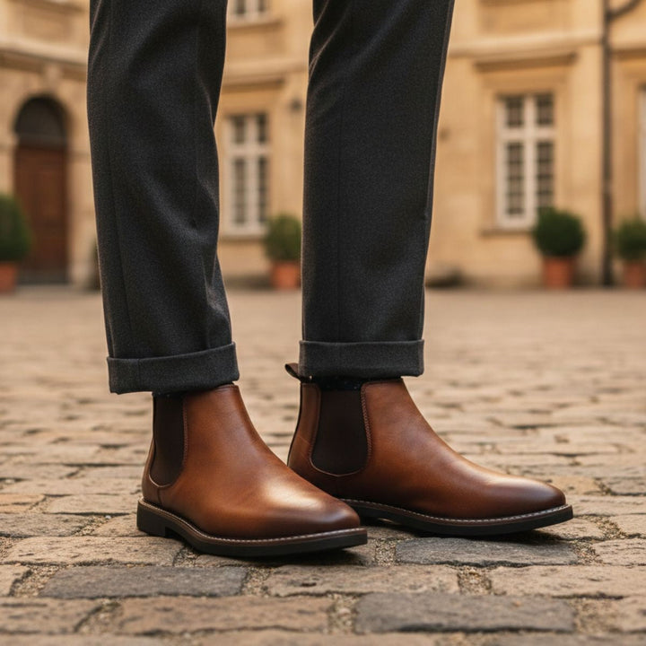 Highlands | Herre Durable læder Chelsea-støvler