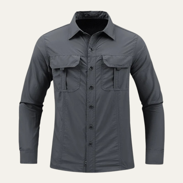 Montbrook | Herre Tactical Multi Pocket udendørs Cargo skjorte