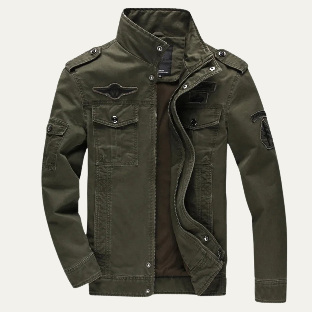 Freja Andersen | Herre afslappet Multi Pocket Windproof Hunting jakke