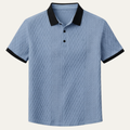 Brookside Park herre klassisk tekstureret poloshirt med Contrast krave