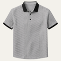 Glenbrook Hill herre afslappet tekstureret poloshirt med Contrast krave