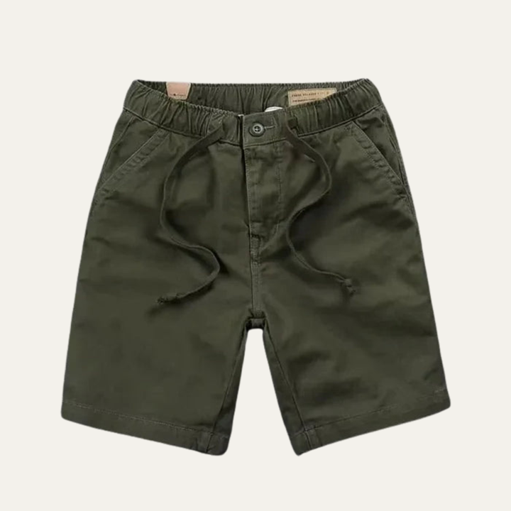 Freja Andersen | Herre afslappet Premium bomuld snøre shorts