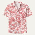 Ironwood Hill herre blød Tropical Coconut mønster Hawaiian Beach skjorte