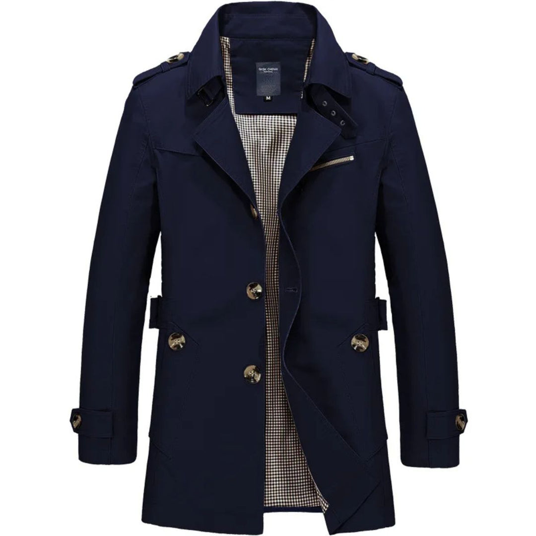 MauroIcardi elegant og stilfuld trenchcoat til mænd