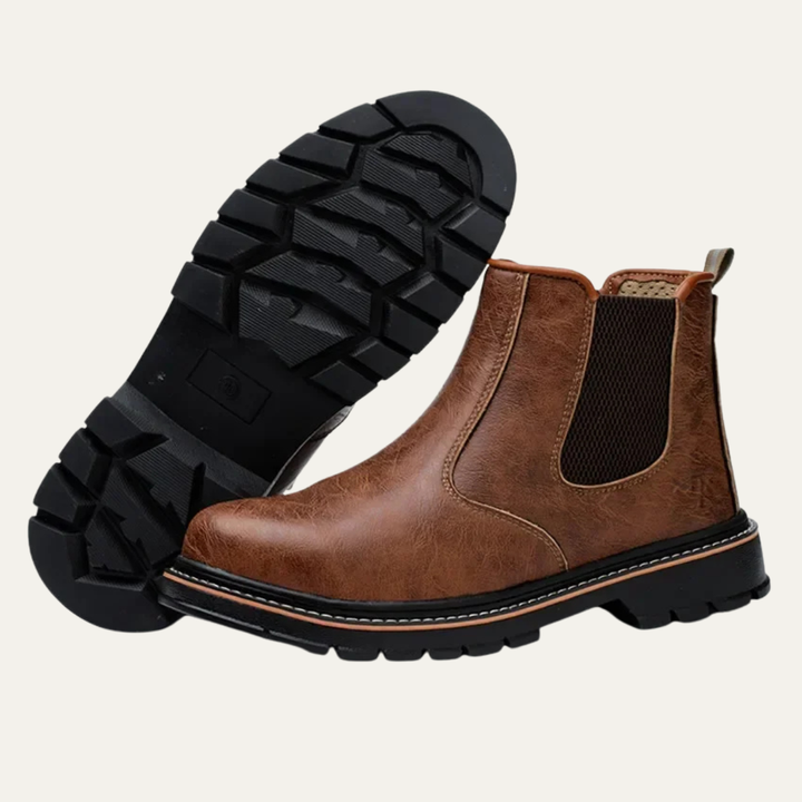 Oristano | Herre vandtæt Slip On Steel Toe Work støvler
