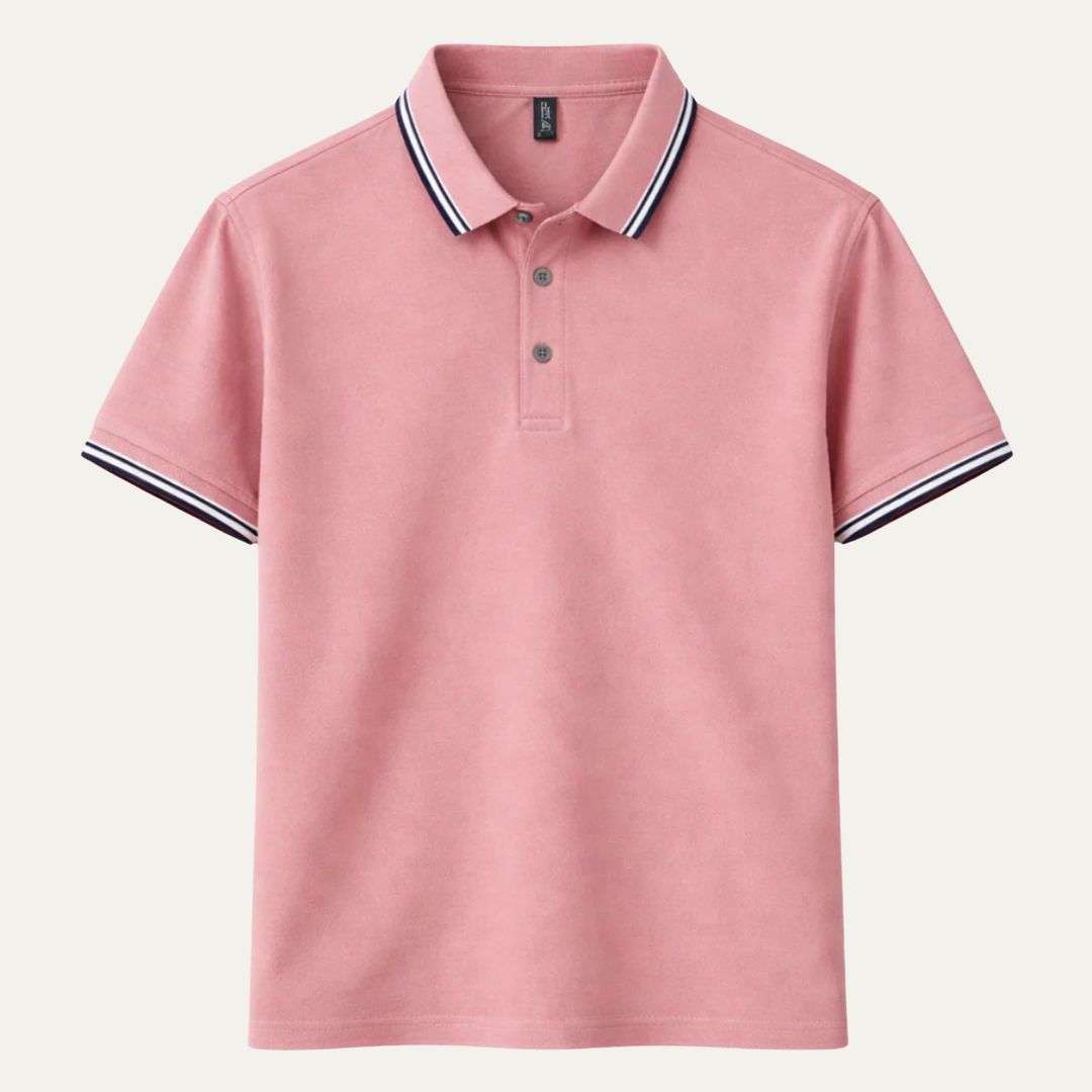 herre Elegant bomuld poloshirt