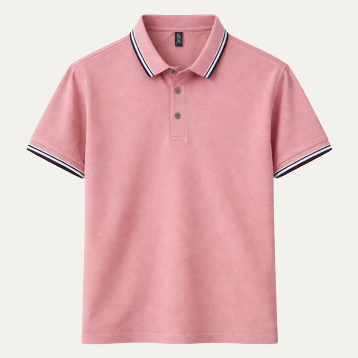 herre Elegant bomuld poloshirt