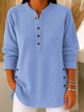 Neva™ | Henley tunika med knap