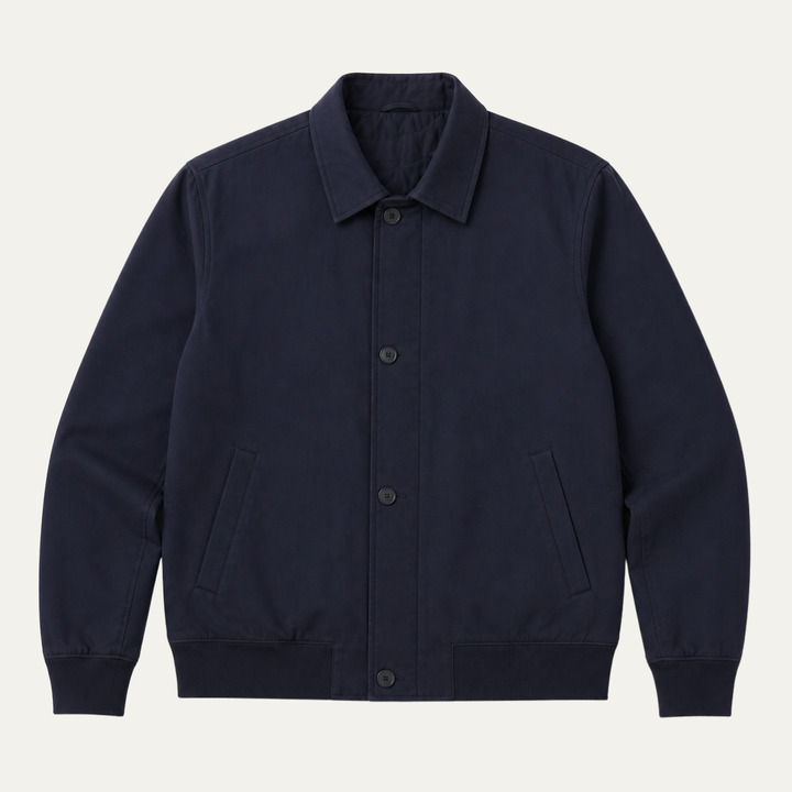 Freja Andersen | Herre slim fit let afslappet Zip jakke
