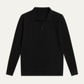Freja Andersen | Herre ribstrikket strikket poloshirt