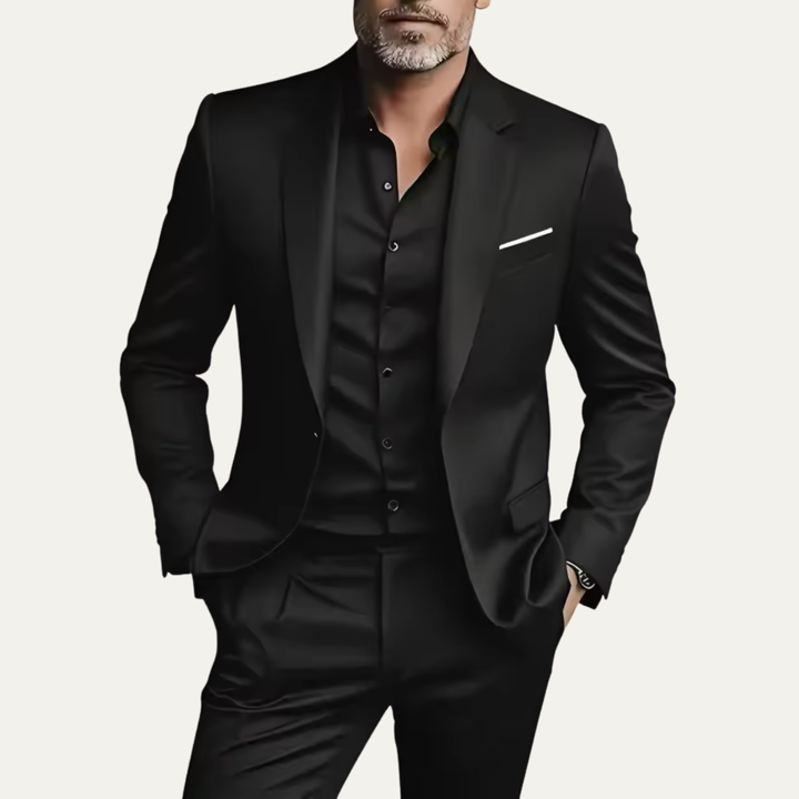 Freja Andersen | Herre Elegant slim fit jakkesæt sæt - business blazer & bukser