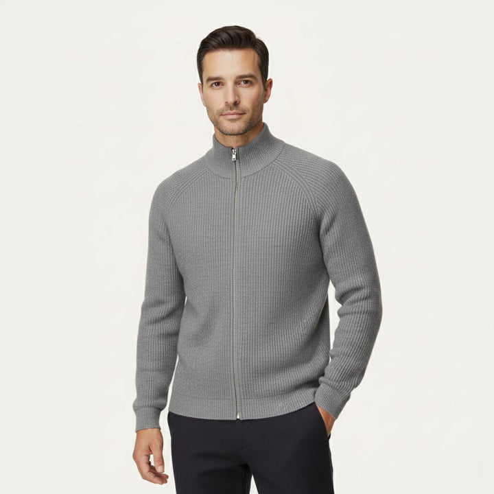 Richmond | Herre Elegant merino uld Zip Up cardigan