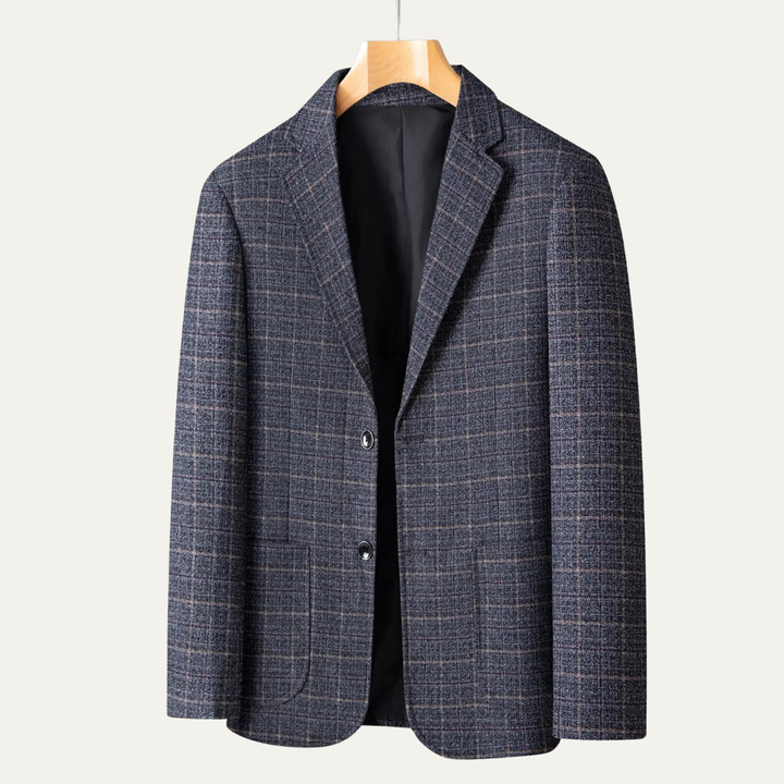 Freja Andersen | Herre Plaid stribet business afslappet Work jakke