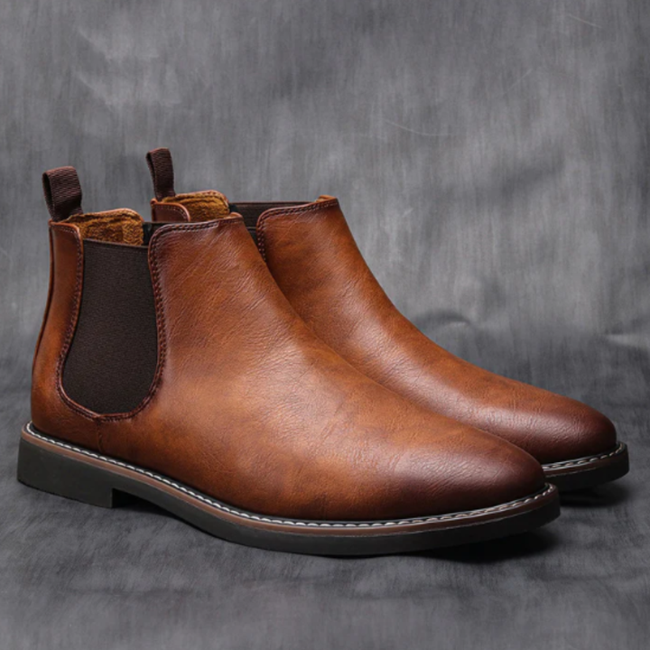 Fairmont | Herre Sleek Slip On Ankle læder pæne støvler