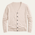 herre V-hals smal pasform strik cardigan