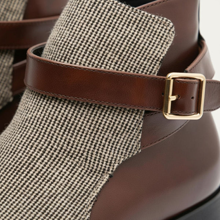 Shetland | Herre Elegant moderne Buckle Chelsea-støvler