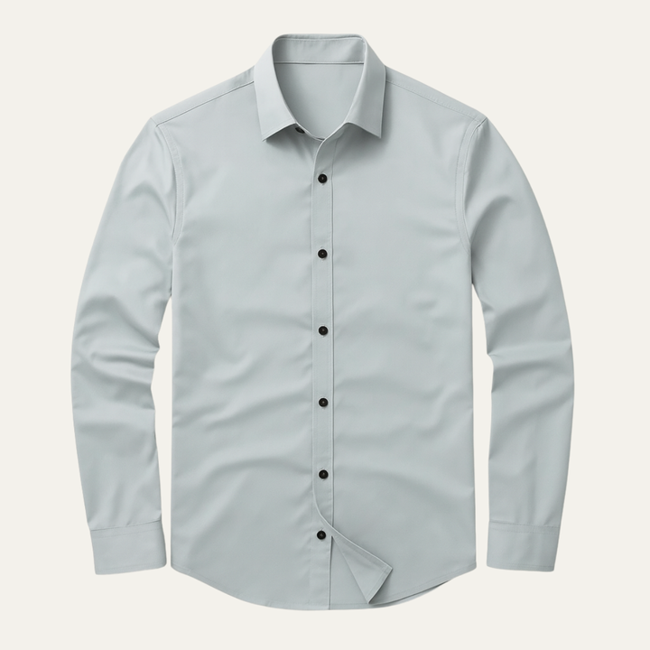 Pantelleria | Herre Elegant ensfarvet business skjorte