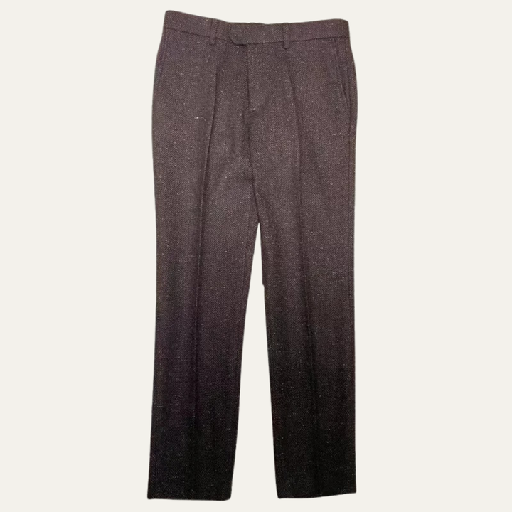 Bridgecrest | Herre High Waisted sildeben Retro tweed uld bukser