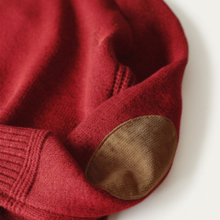 Briarwood | Herre Oversized strik trøje med Elbow Patches
