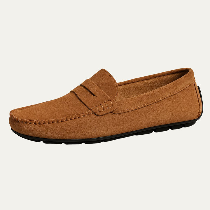 Corsica ruskind loafers til mænd