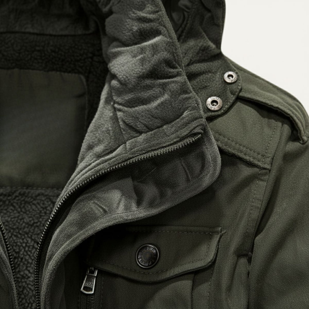 Freja Andersen | Herre Insulated vinter Parka jakke med Hood