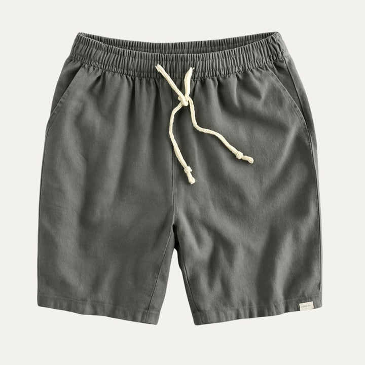 Rowley hør shorts - snøre shorts til mænd
