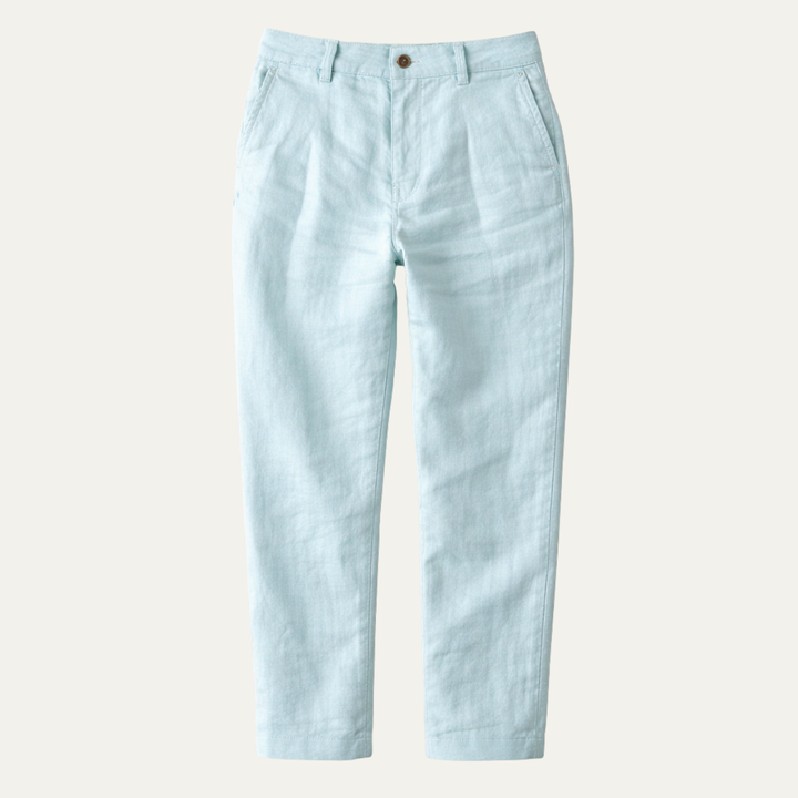 Elmwood Ridge herre bomuld hør Ankle Length bukser
