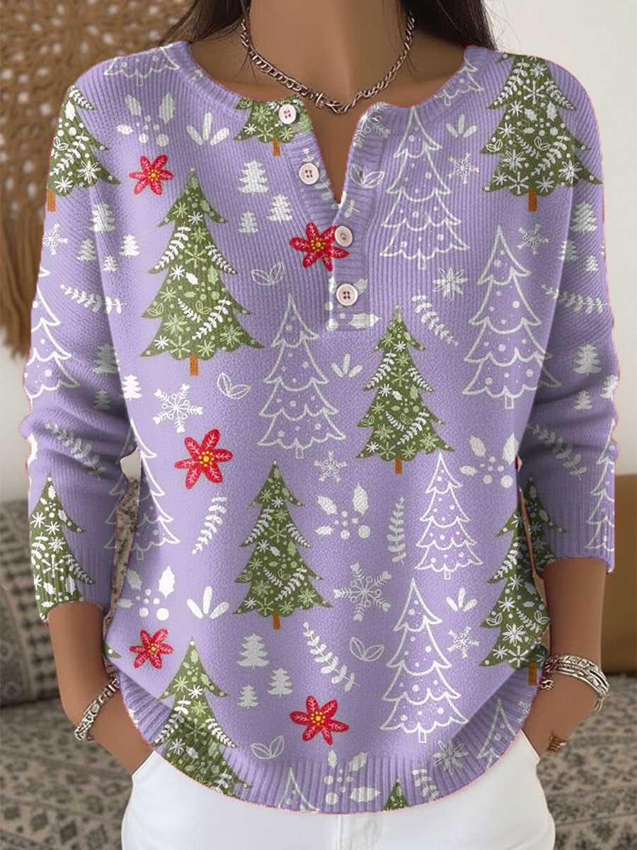 Raegan™ | Juletrøje med knapper — 5