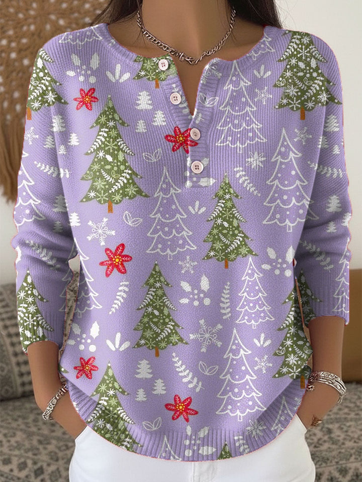 Raegan™ | Juletrøje med knapper — 5
